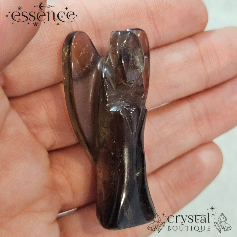 Brazilian Citrine & Smoky Quartz Crystal Angels