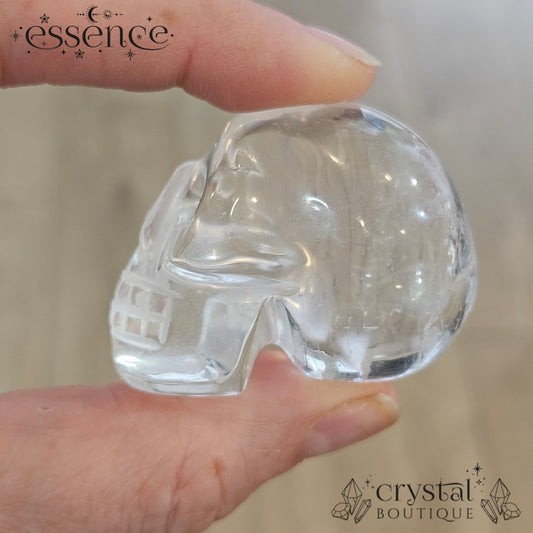 Clear Quartz Skulls