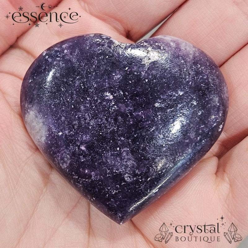 Lepidolite Hearts