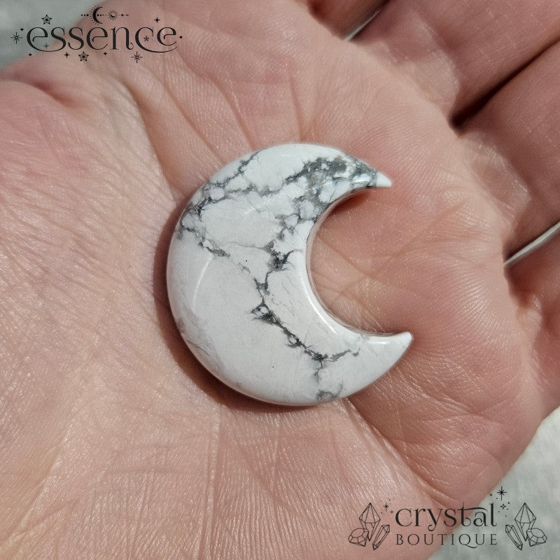 Howlite Moon