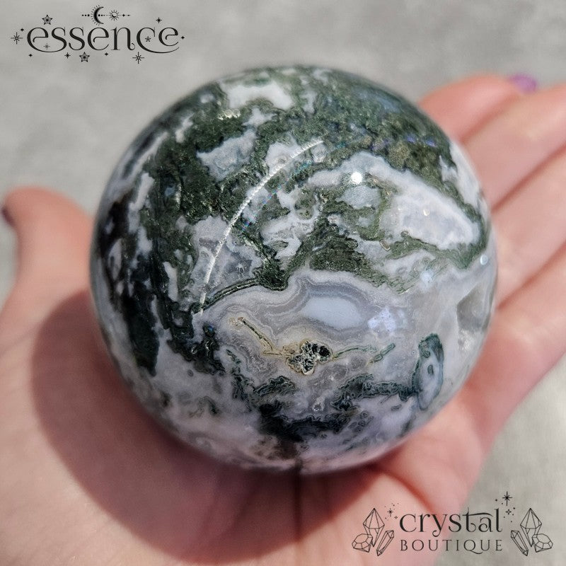 Moss Agate Sphere