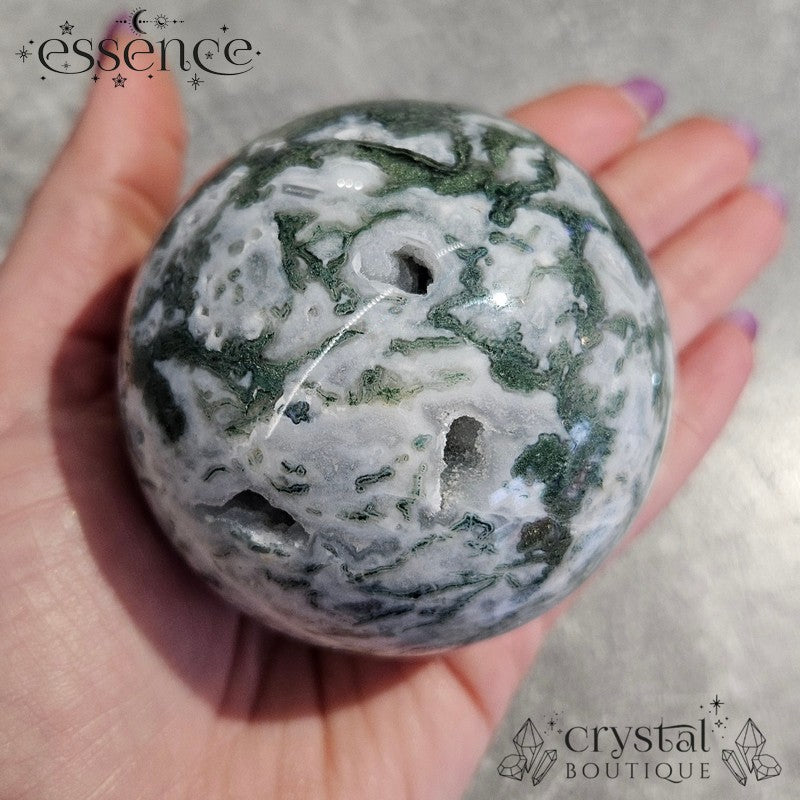 Moss Agate Sphere