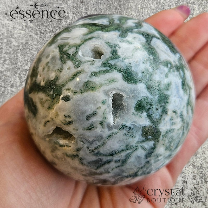 Moss Agate Sphere