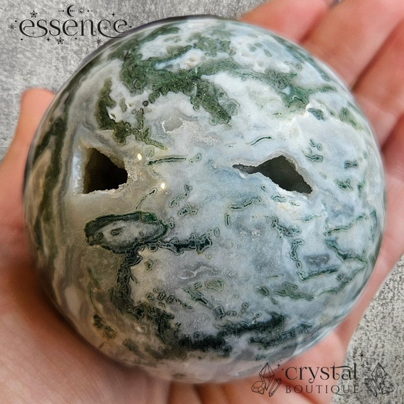 Moss Agate Sphere