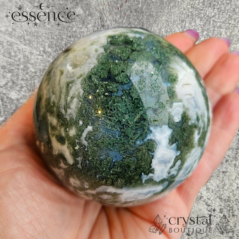 Moss Agate Sphere