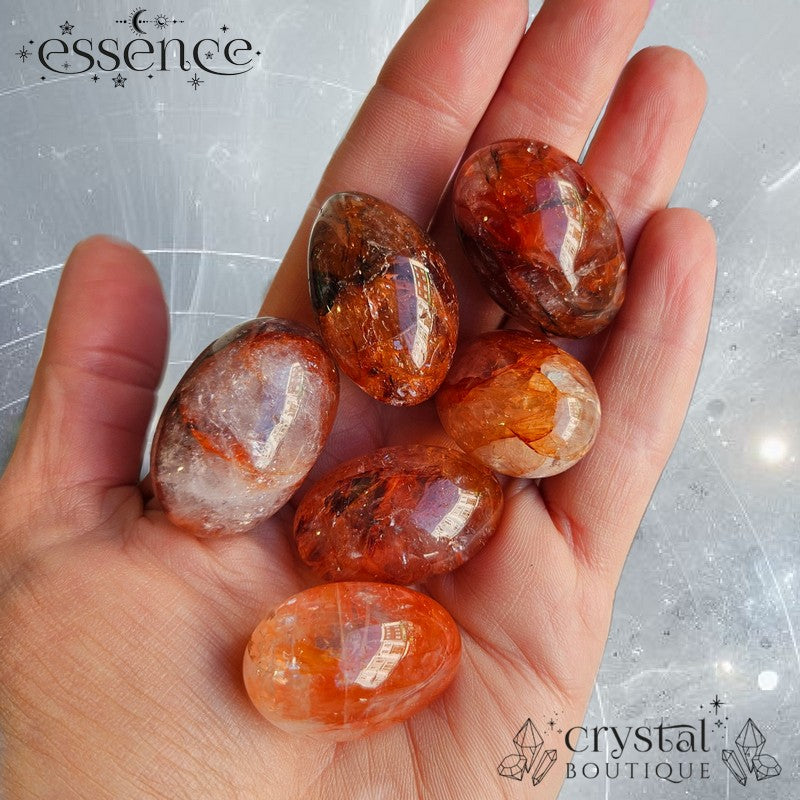 Fire Quartz Tumbled Stone