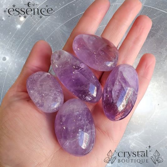 Amethyst tumbled stone