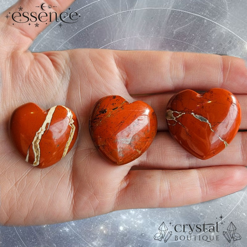 Red Jasper Heart