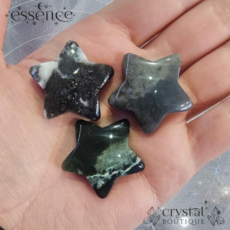 Moss Agate Star