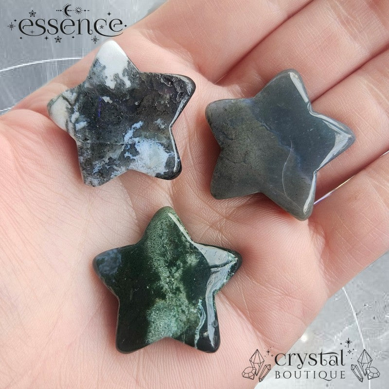 Moss Agate Star