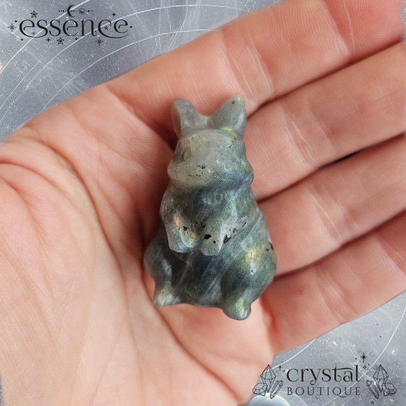 One Labradorite Rabbit