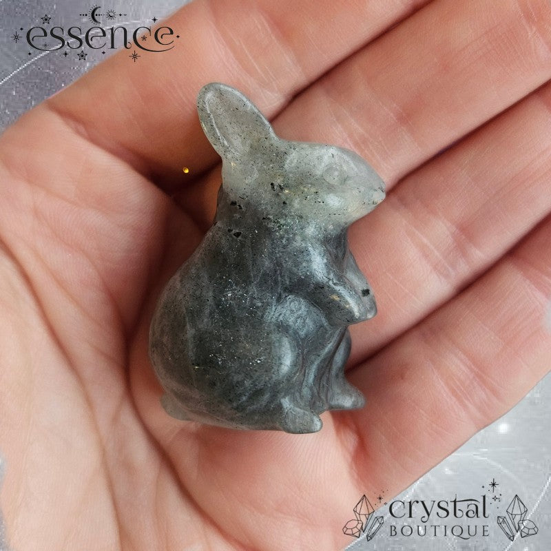 One Labradorite Rabbit