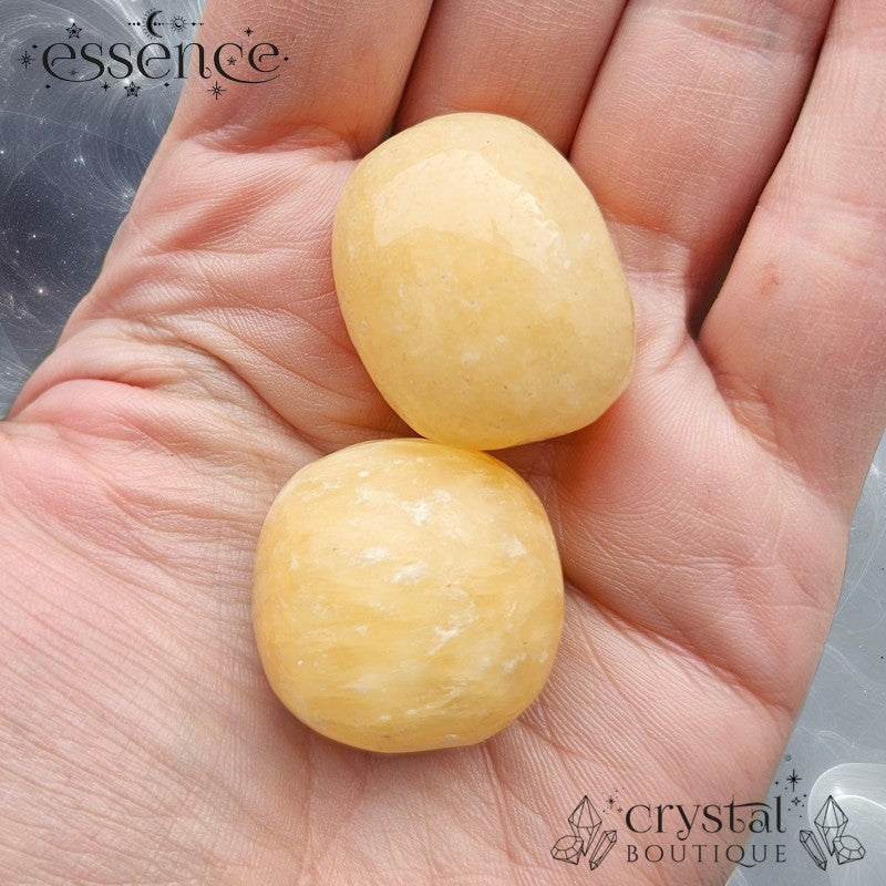 Orange Calcite Tumbled Stone