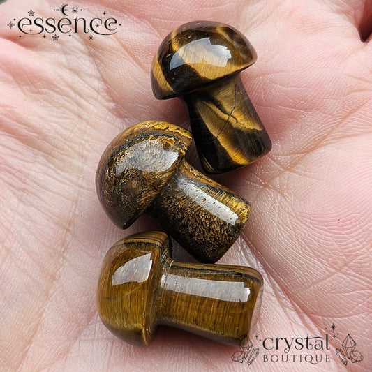 Tigers Eye Mini Mushroom