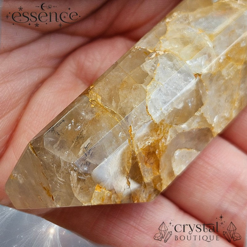 Golden Healer with Dendritic Quartz Free Form