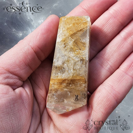 Golden Healer with Dendritic Quartz Free Form