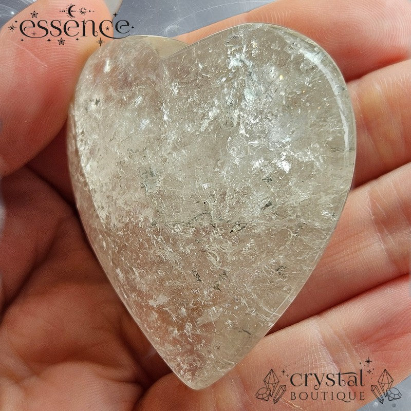 Clear Quartz Heart