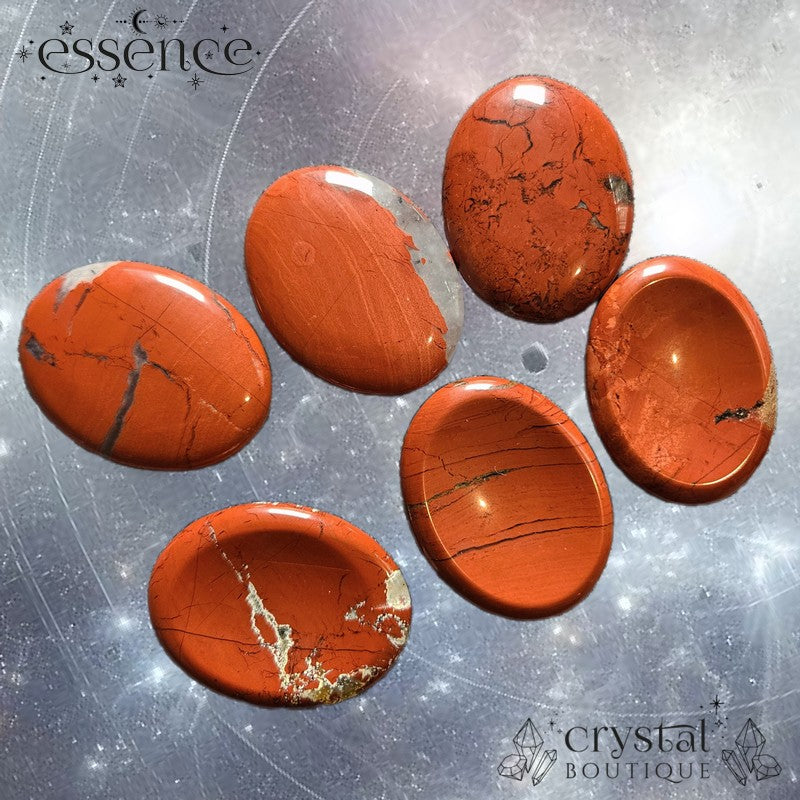 Red Jasper Worry Stone