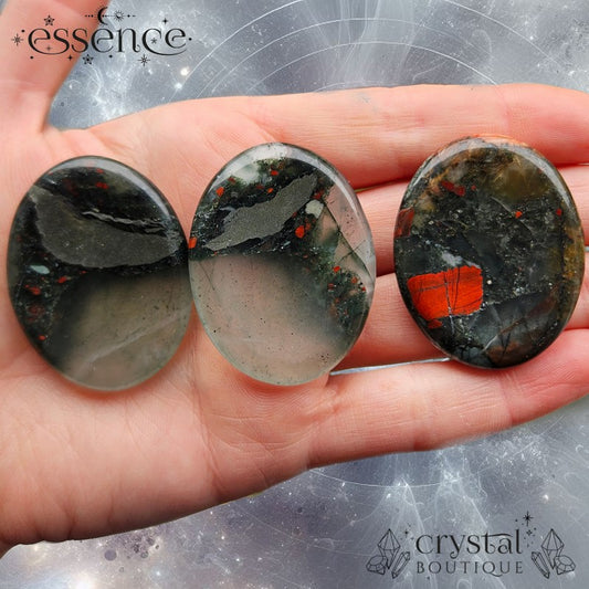 Bloodstone Worry Stone