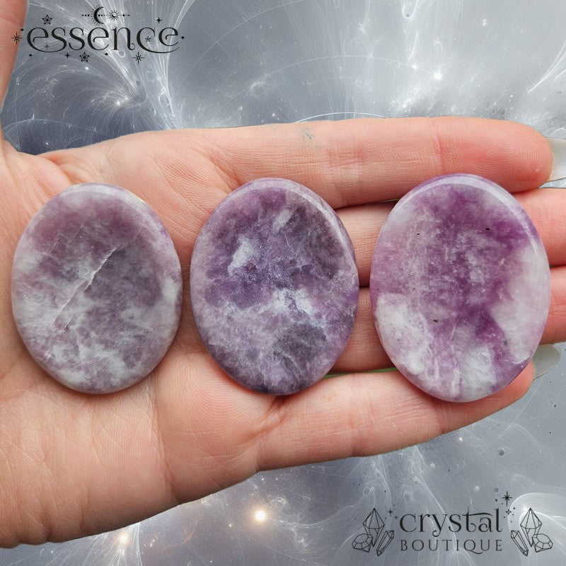 Lepidolite Worry Stone