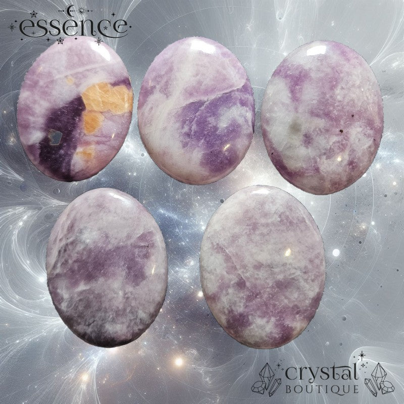 Lepidolite Worry Stone