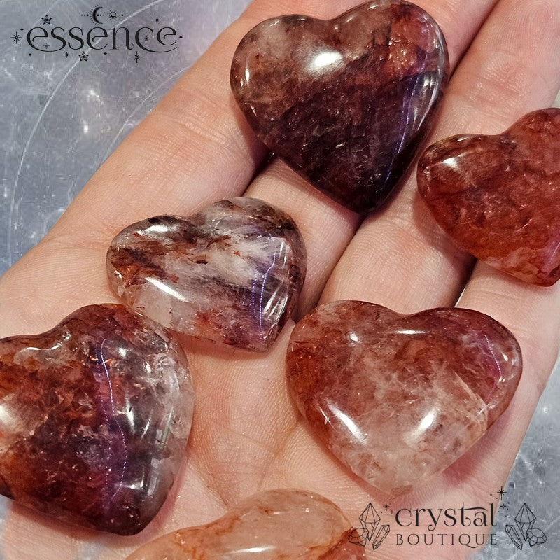 Fire Quartz Hearts