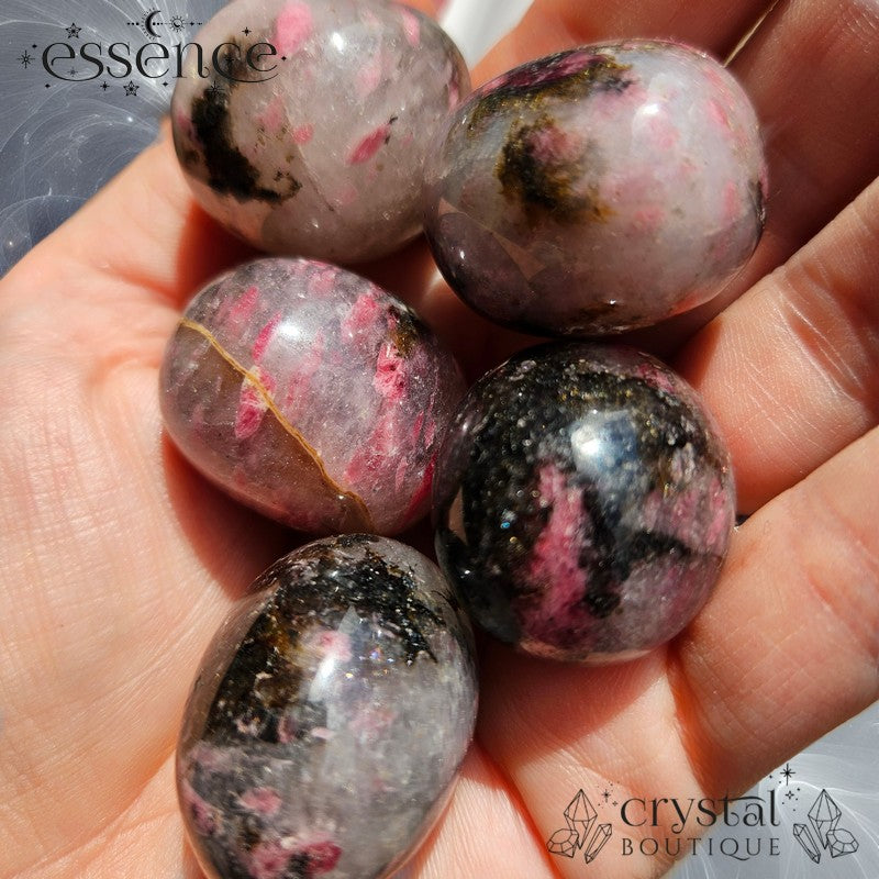 Cherry Blossom Jasper Tumbled Stone