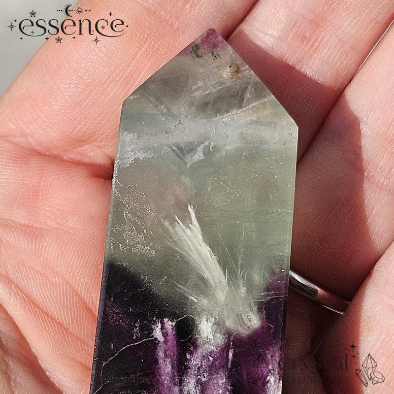 Feather Fluorite Tower/Point