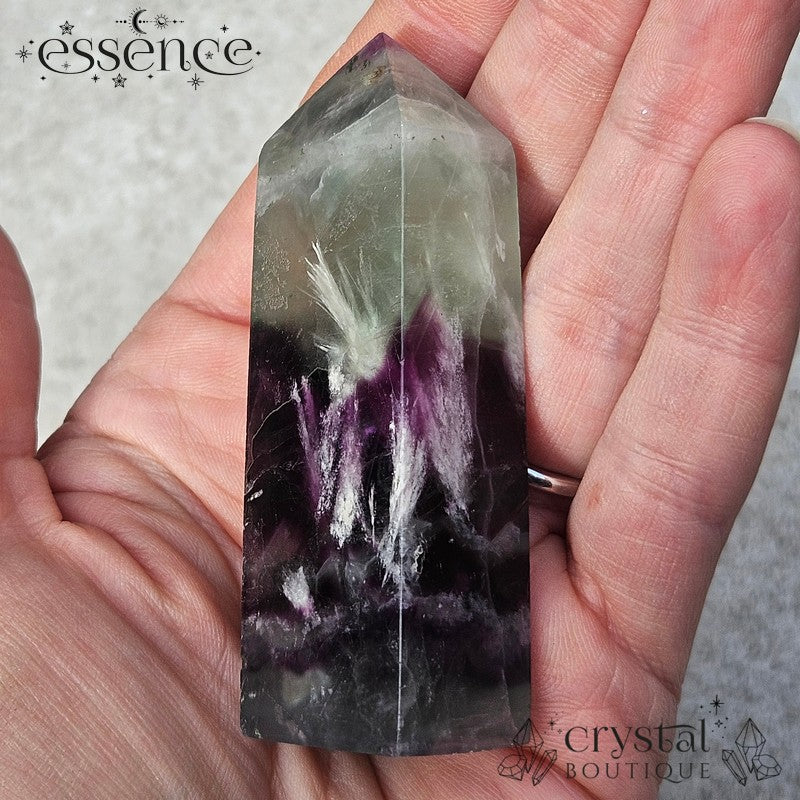 Feather Fluorite Tower/Point