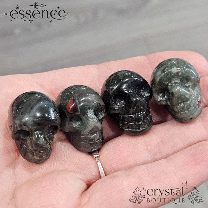 Mini Bloodstone Skull