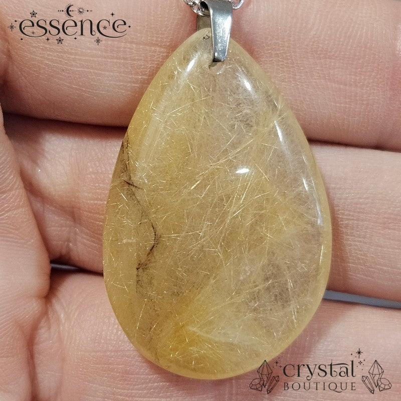 Rutilated Quartz Pendant