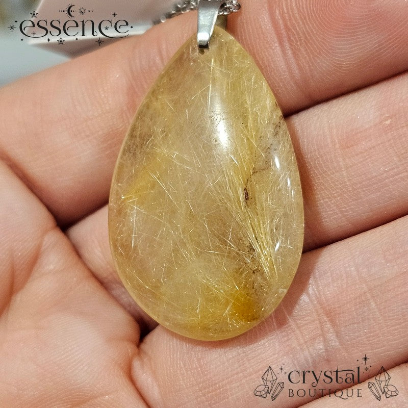 Rutilated Quartz Pendant