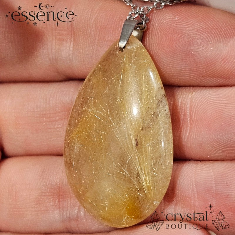 Rutilated Quartz Pendant