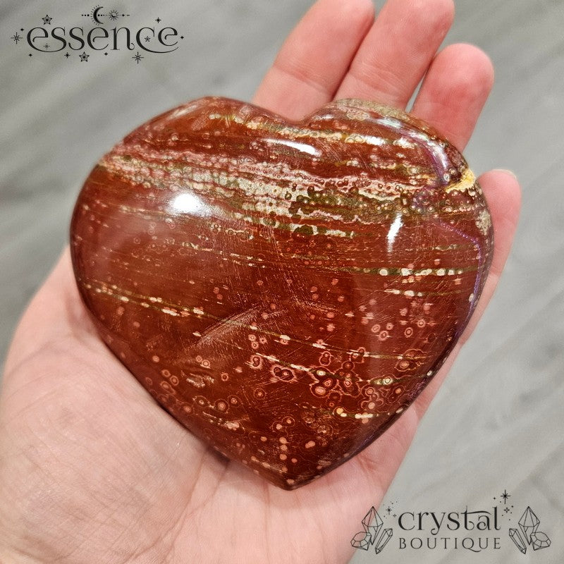 Chunky Ocean Jasper Heart