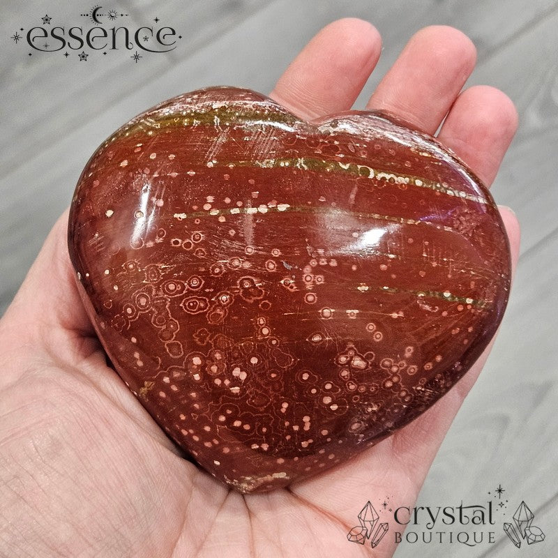 Chunky Ocean Jasper Heart