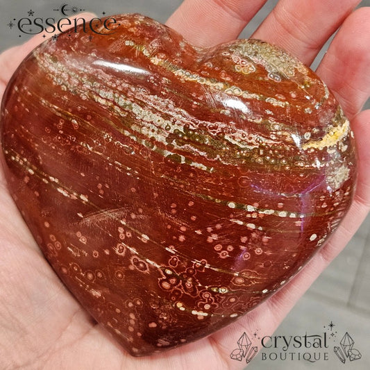 Chunky Ocean Jasper Heart