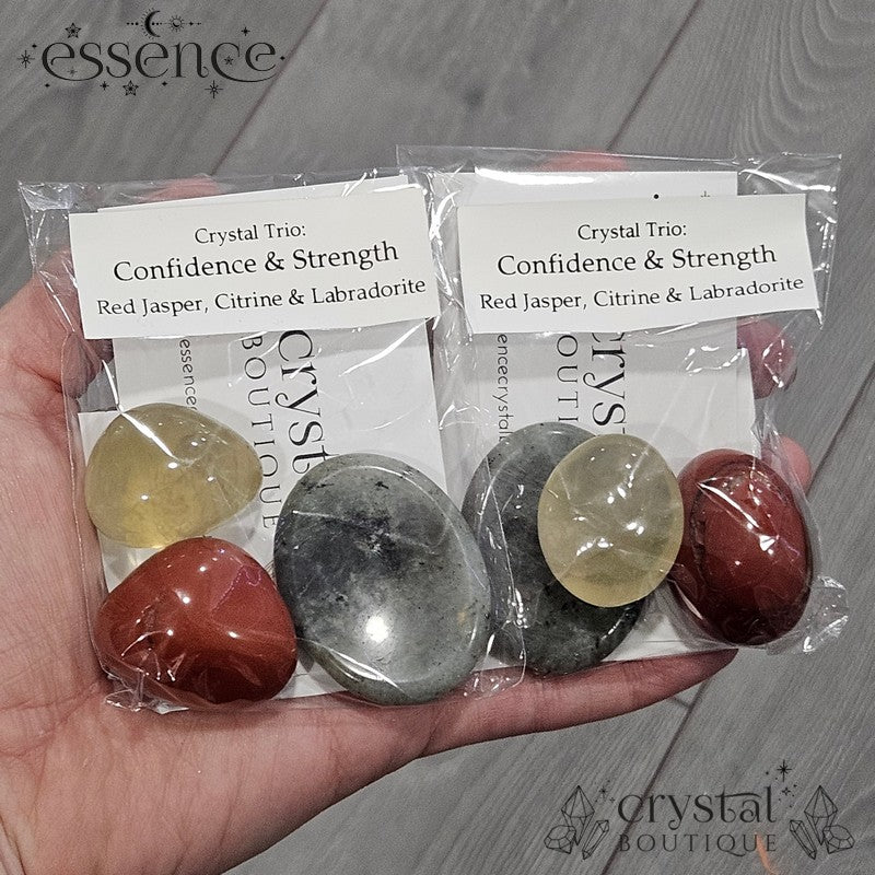 Confidence & Strength Crystal Trio