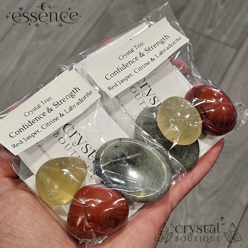 Confidence & Strength Crystal Trio