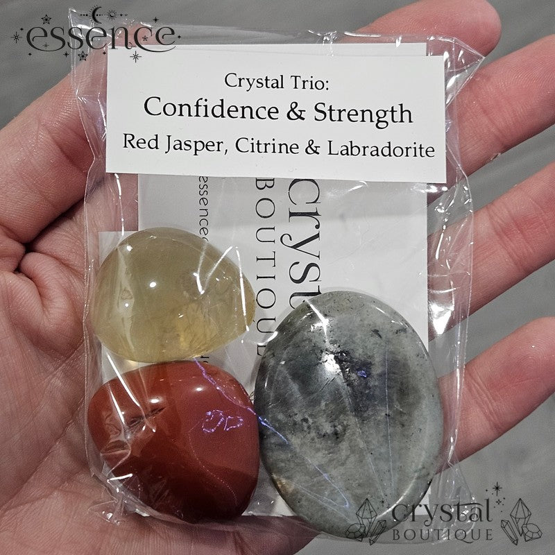 Confidence & Strength Crystal Trio