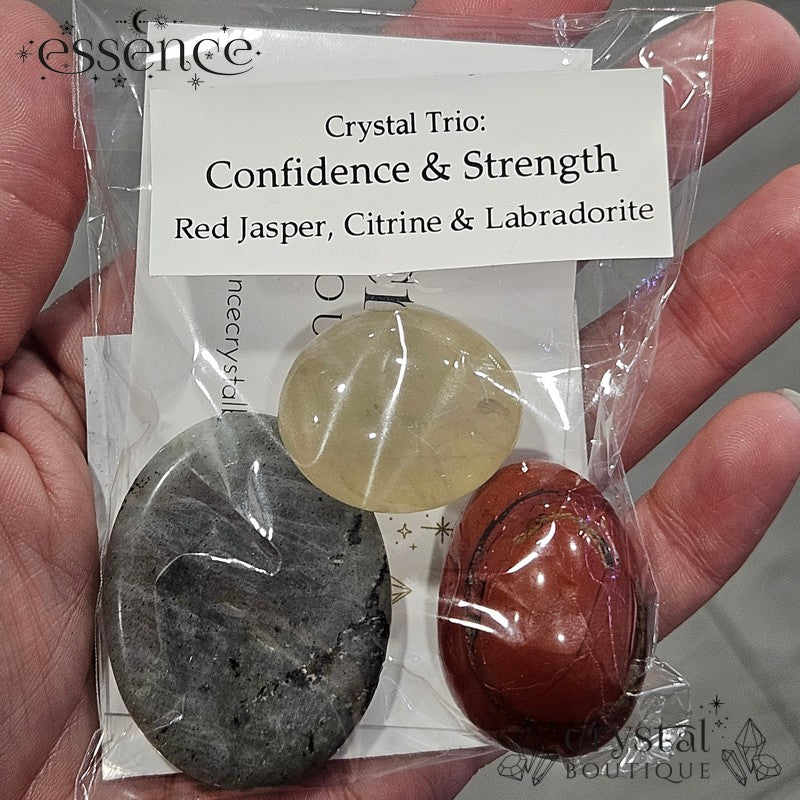 Confidence & Strength Crystal Trio