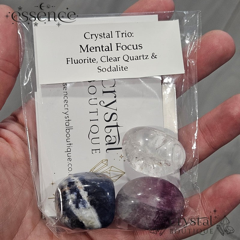 Mental Focus Crystal Trio