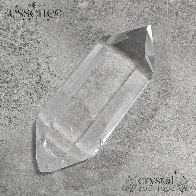 Double Terminated Brazilian Clear Quartz Crystal