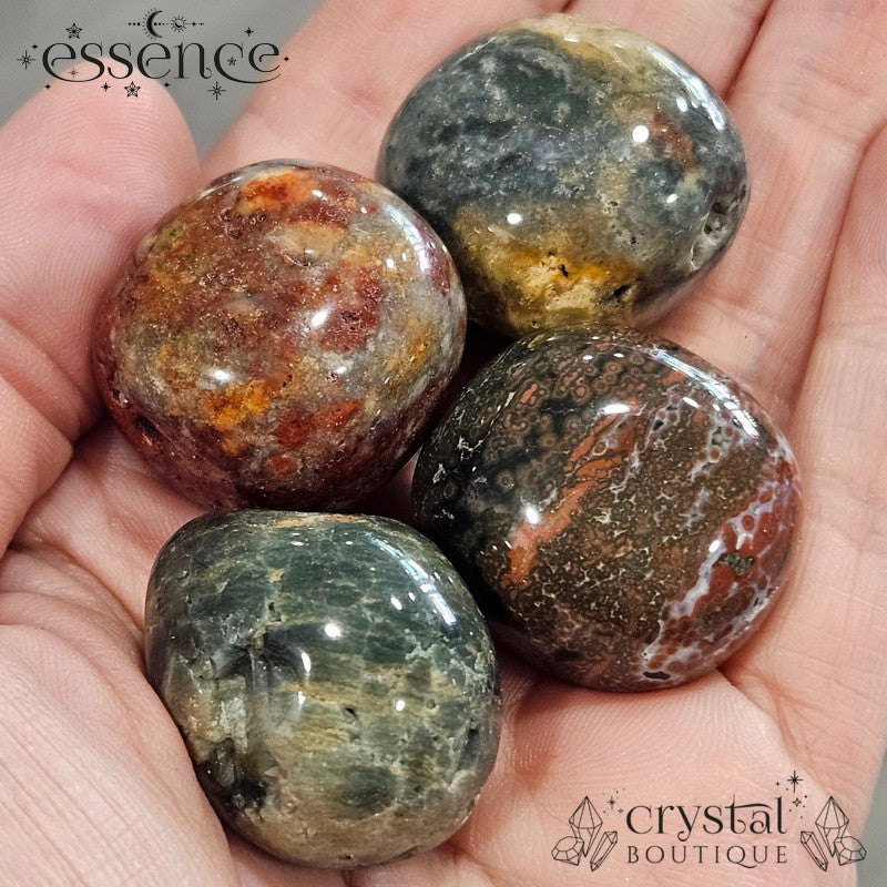 Ocean Jasper Tumbled Stone