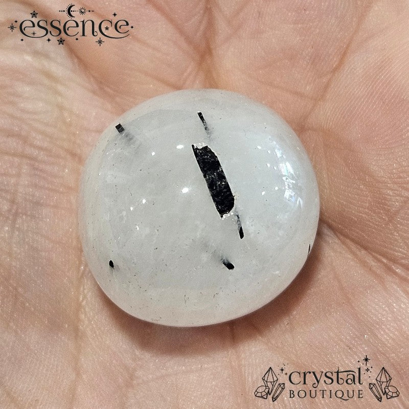 Tourmalated Quartz Tumbled Stone