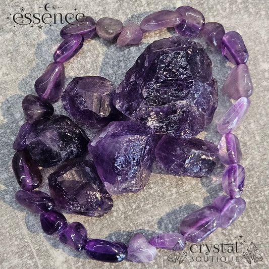 Amethyst Duo Pack Chip Bracelet and Loose Stones (Online Exclusive)