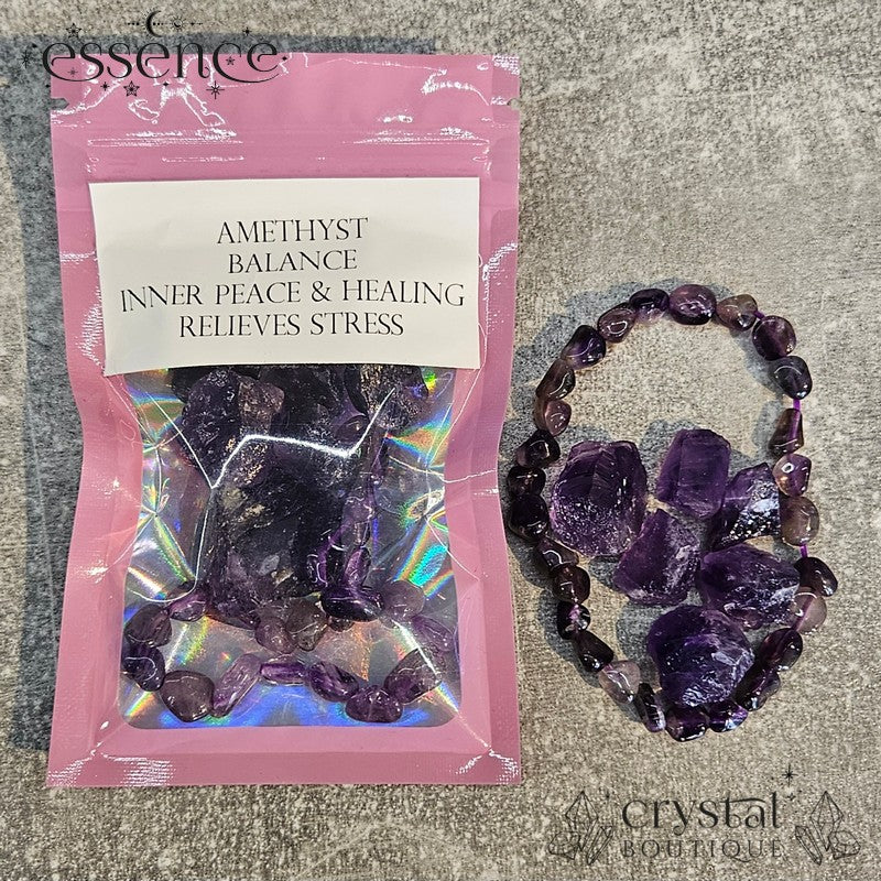 Amethyst Duo Pack Chip Bracelet and Loose Stones (Online Exclusive)