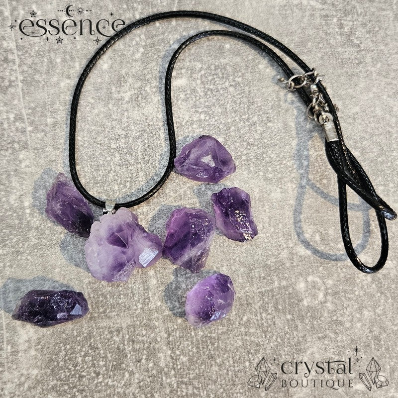 Amethyst Duo necklace and loose stones (Online Exclusive)