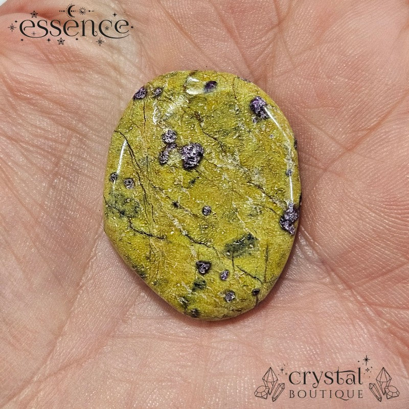 Stitchtite & Serpentine Smoothstone (Atlantisite)