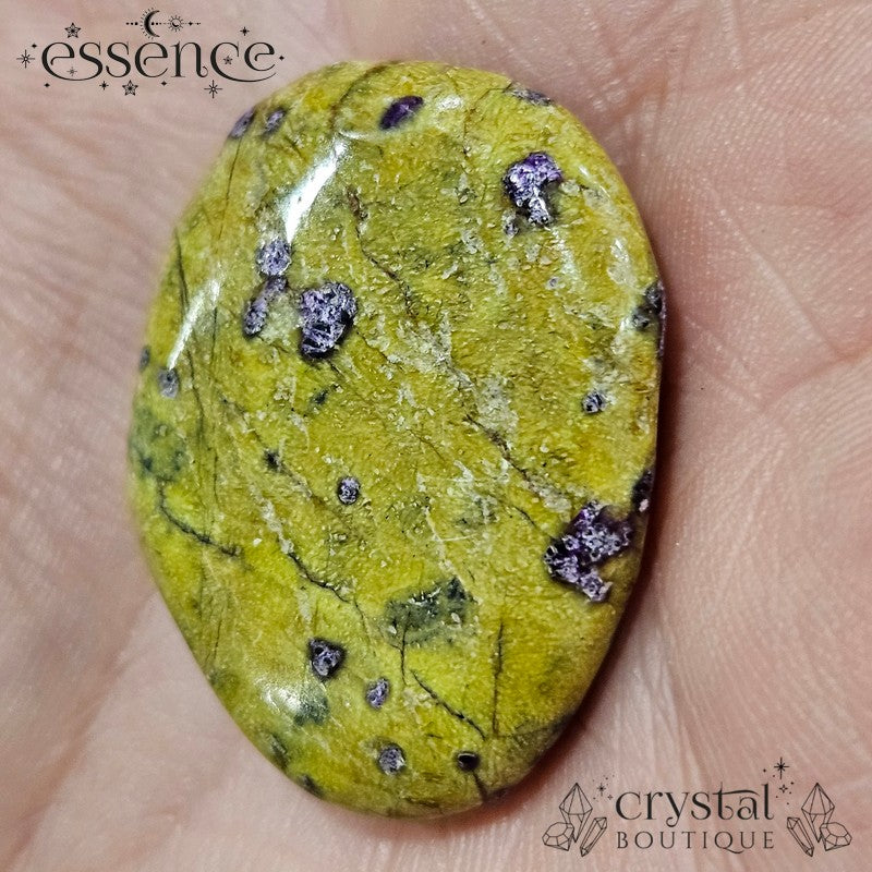 Stitchtite & Serpentine Smoothstone (Atlantisite)