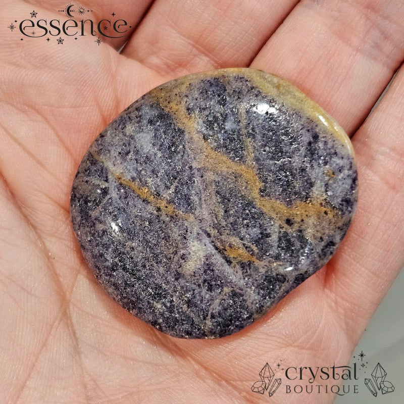 Purple Flower Jasper Smoothstone